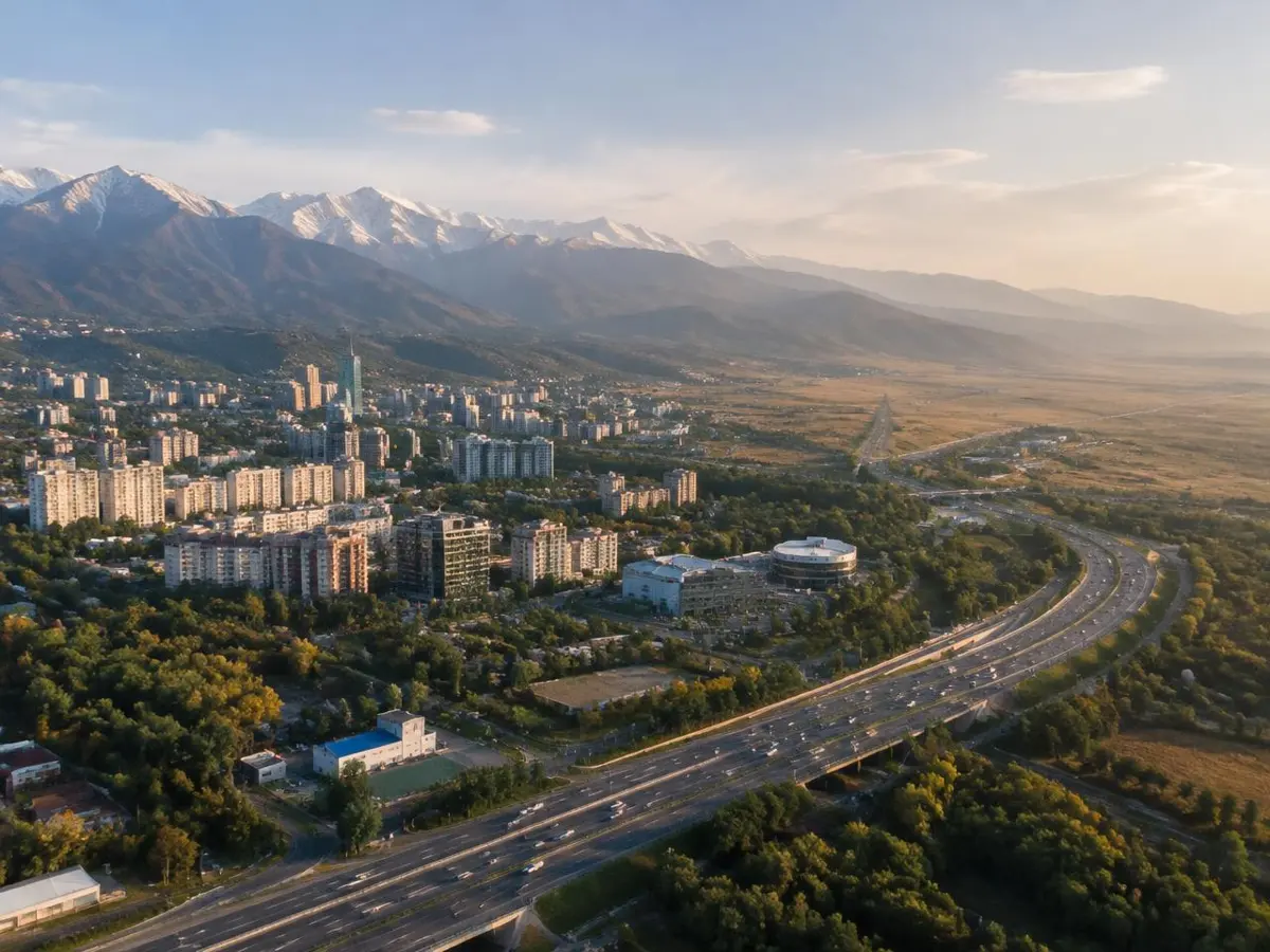 Boraldai & Surroundings scenic flight, Boraldai, Almaty