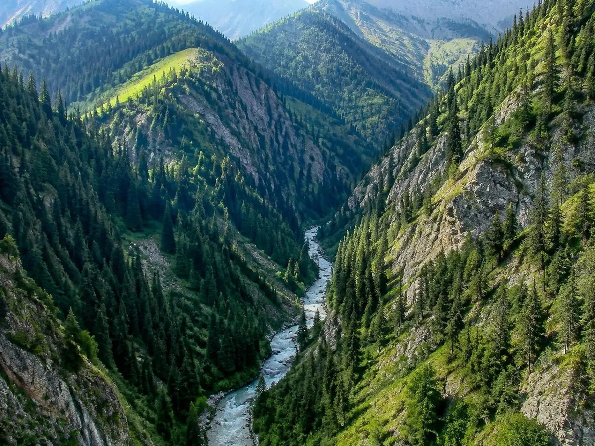 Kargaly Gorge scenic flight, Kargaly, Almaty region